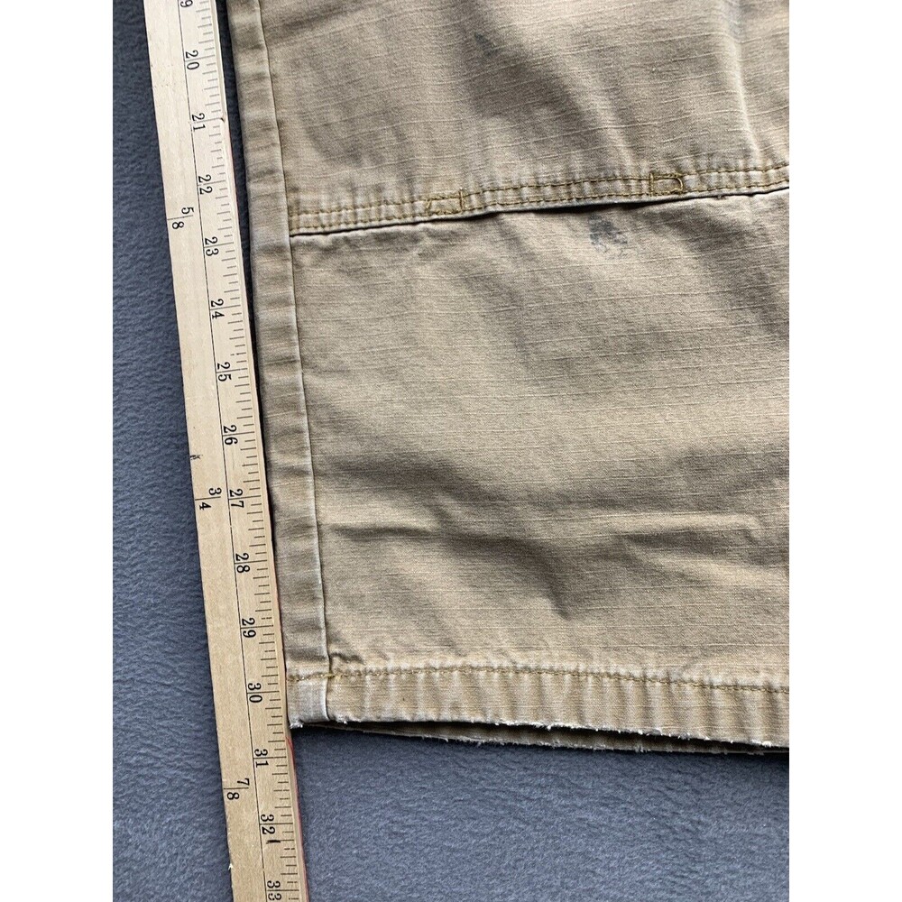 Wrangler Cargo Workwear Pants Mens Size 38 X 31 Beige Outdoor Heavily Stained - Picture 8 of 16